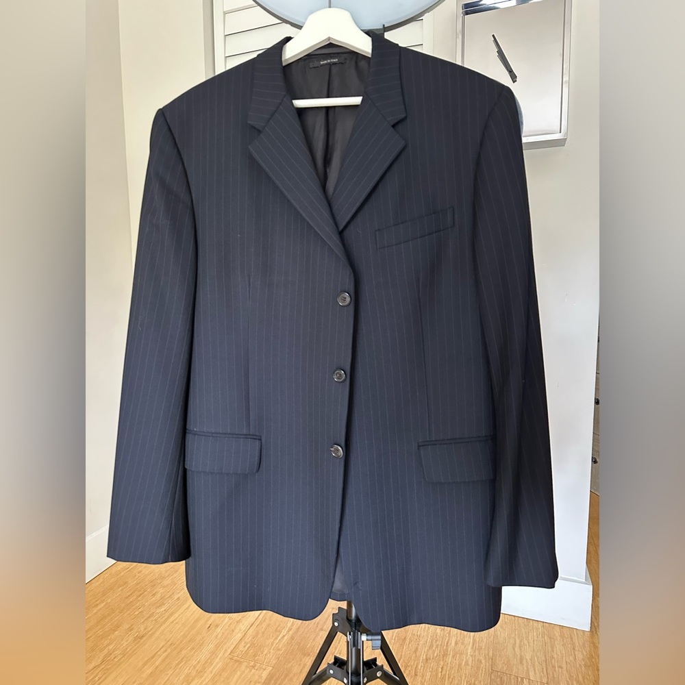 Prada men blazer dark blue 56 R